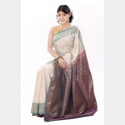 Silk Katan Sharee from Tangail with blouse piece